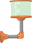 LED_O wall-bracket mount